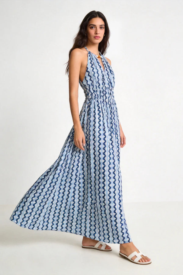 Vestido zig zag