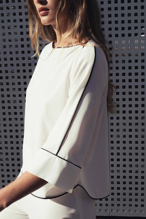 Blusa vivos contraste