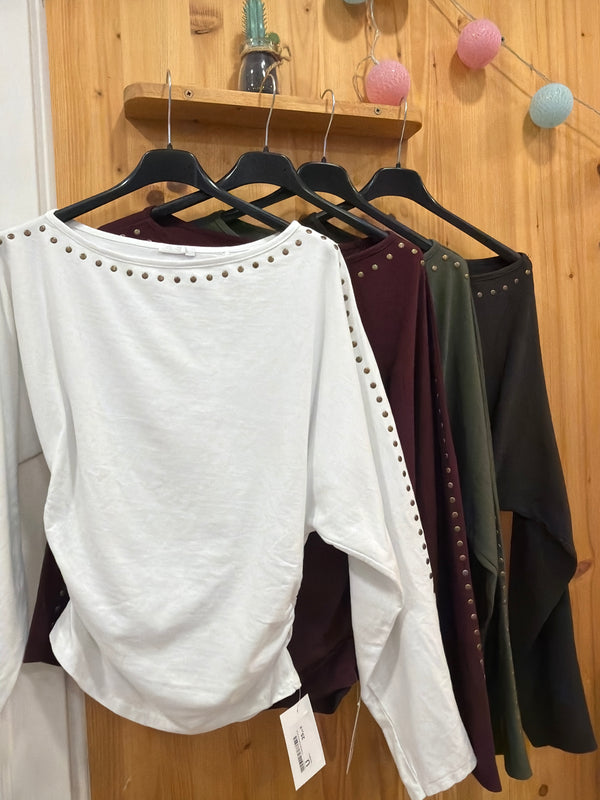 Camiseta tachas barco