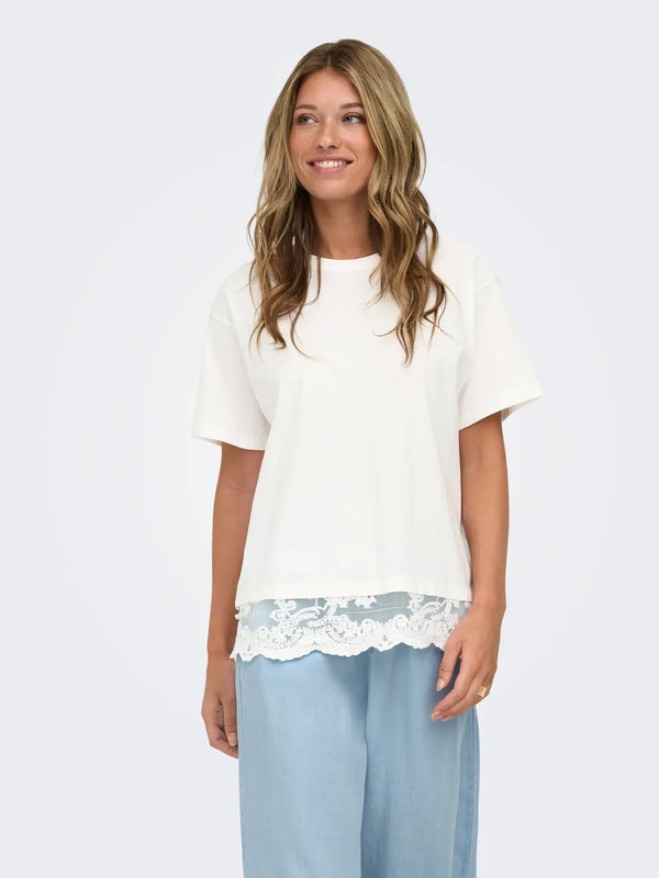 Camiseta blonda Only