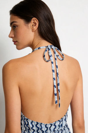 Vestido zig zag