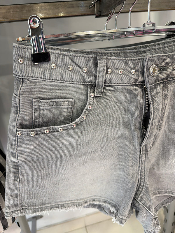 Short tachas gris