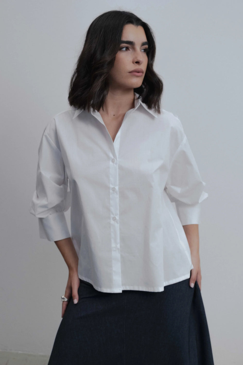 Camisa manga abullonada Emarola
