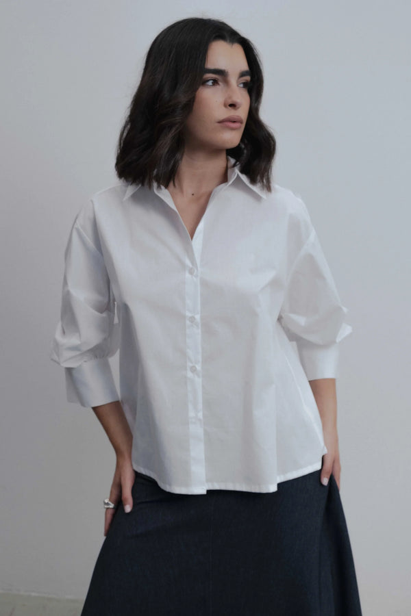 Camisa manga abullonada Emarola