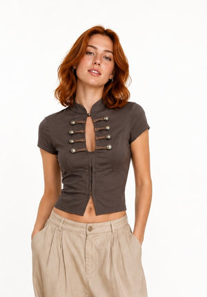 Camiseta botones