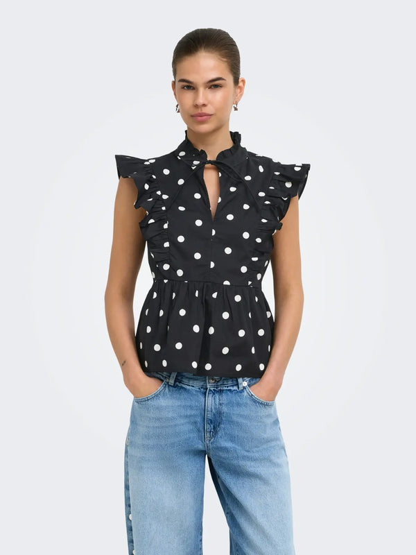 Blusa Only topos