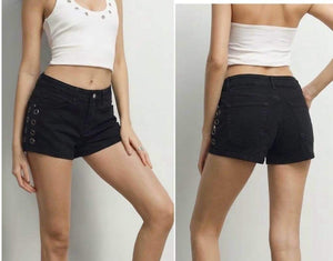 Short negro anillas