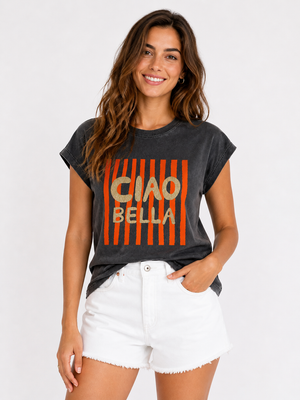Camiseta ciao brillo