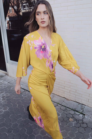 VESTIDO MIDI CRUZADO EMAROLA