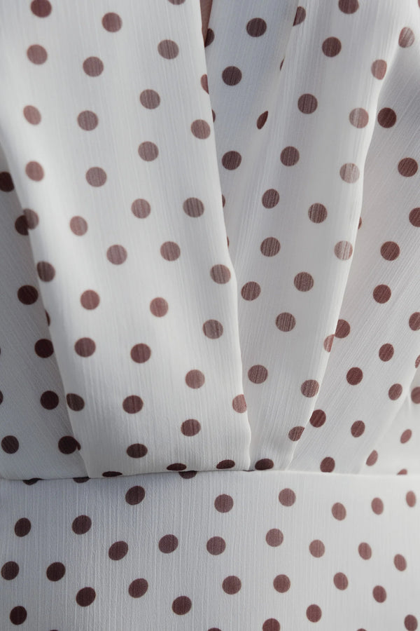 Vestido midi lunares Emarola
